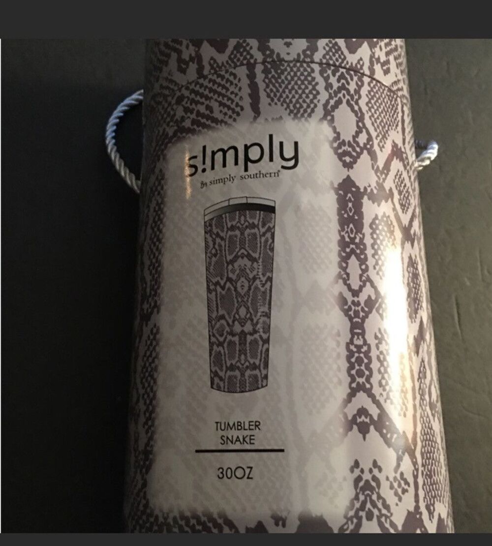 Simply By Simply Southern Tumbler Snake 30 oz New